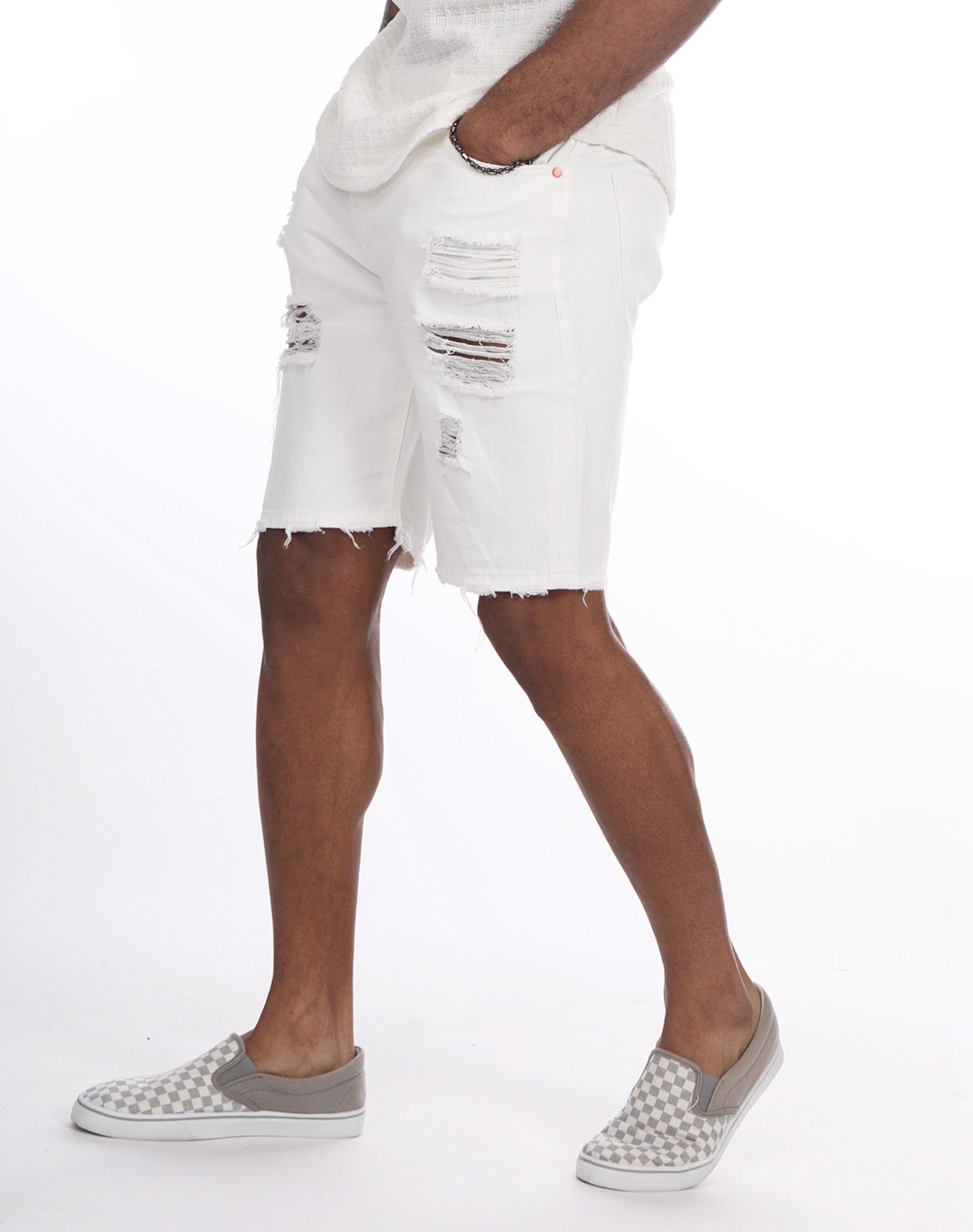 Pantalones Cortos Rotos Short Vaquero Roto Cortos Rotos Pantalones