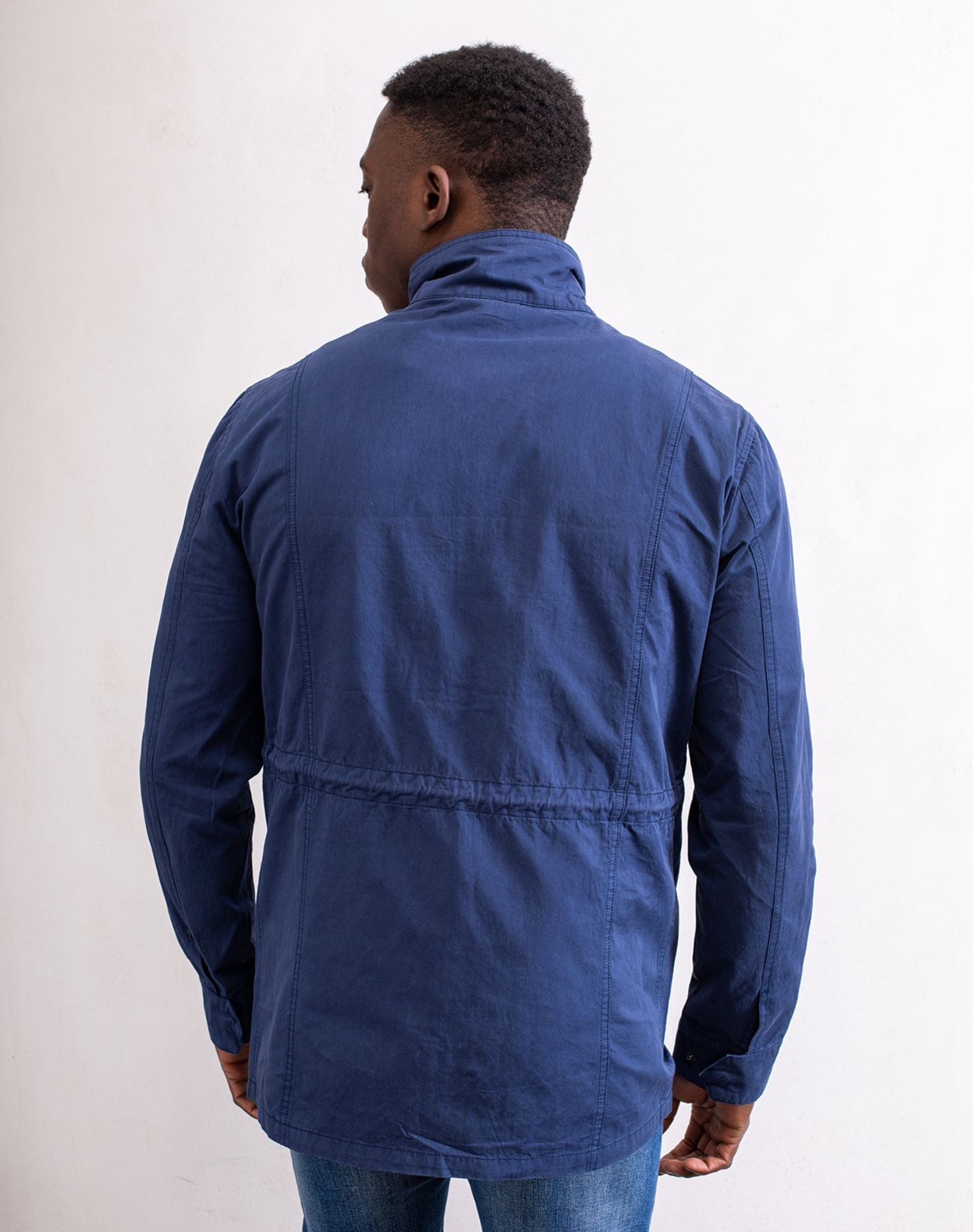 Chaqueta sahariana para hombres azulAbrigos / ChaquetasAzul marinoM
