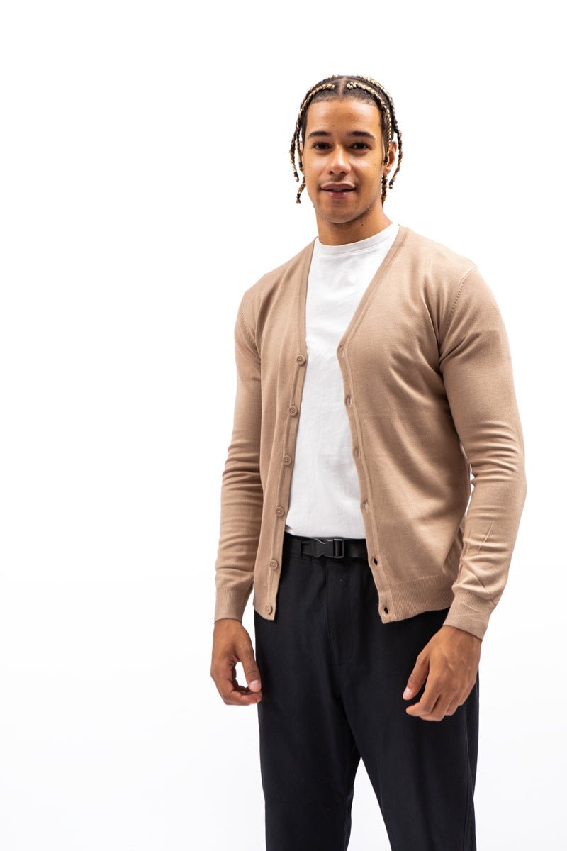 Jersey camel con botón abiertoJerseisCamelM