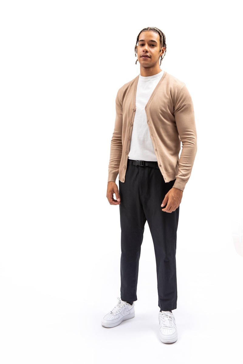 Jersey camel con botón abiertoJerseisCamelM