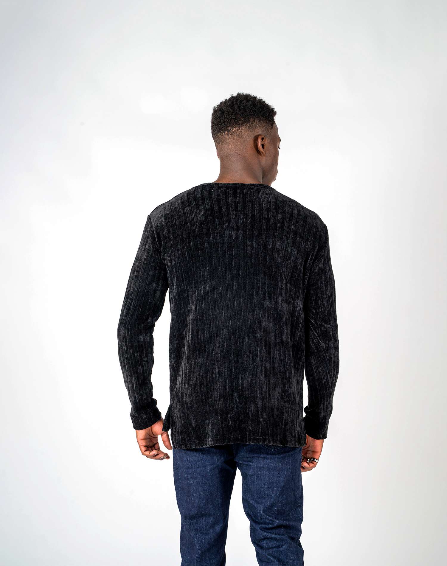 Jersey de rayas con caídaJerseisNegroS