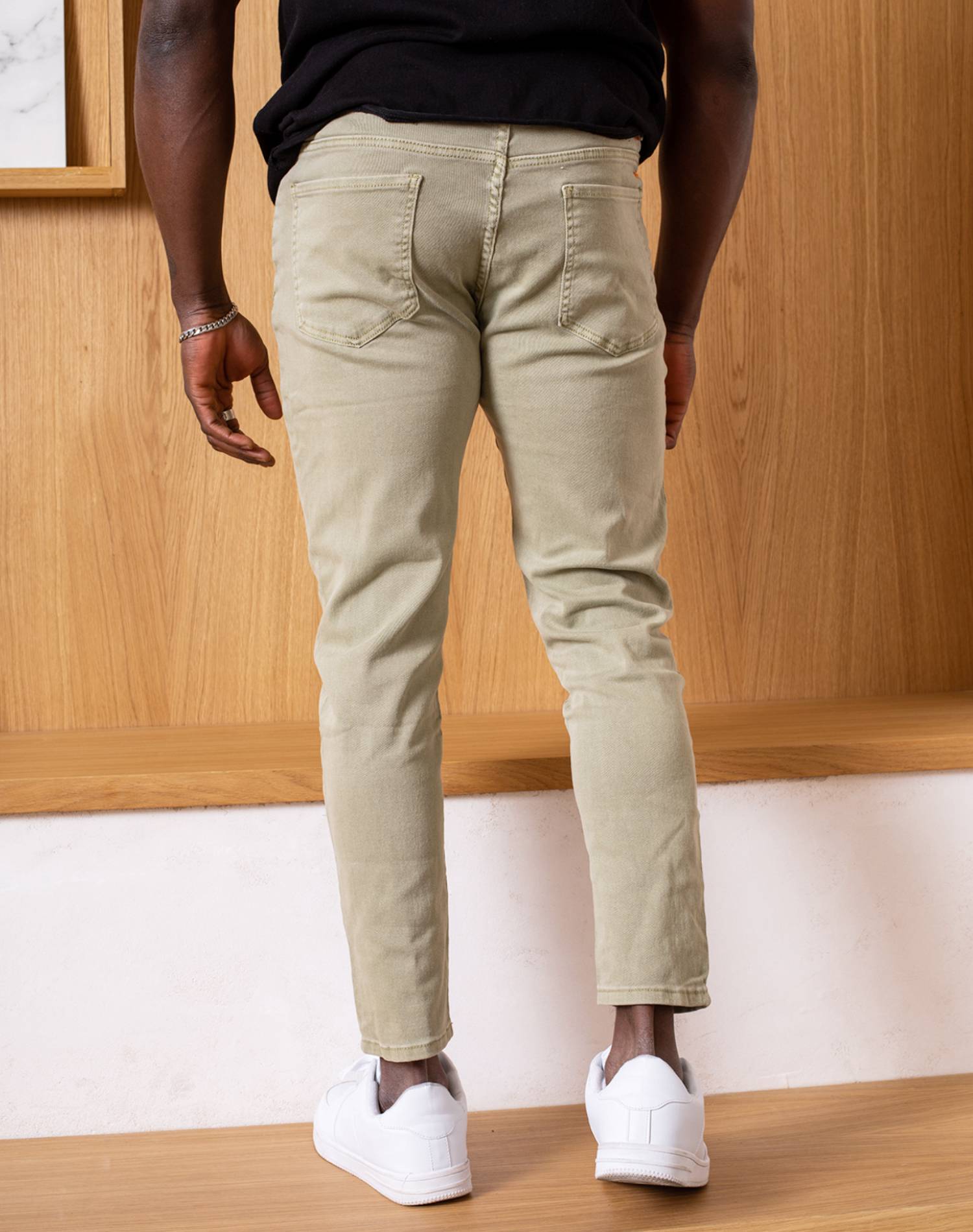 Vaquero slim fit verde manzanaPantalones vaquerosVerde manzana39