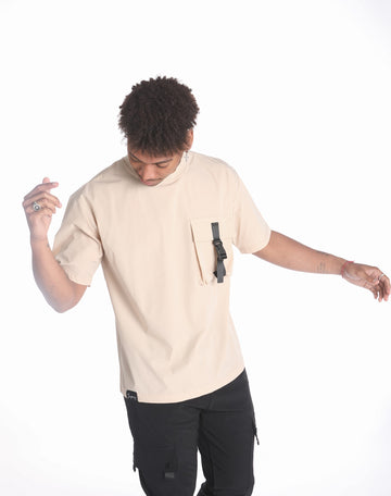 Camiseta de bolsillo con cierre