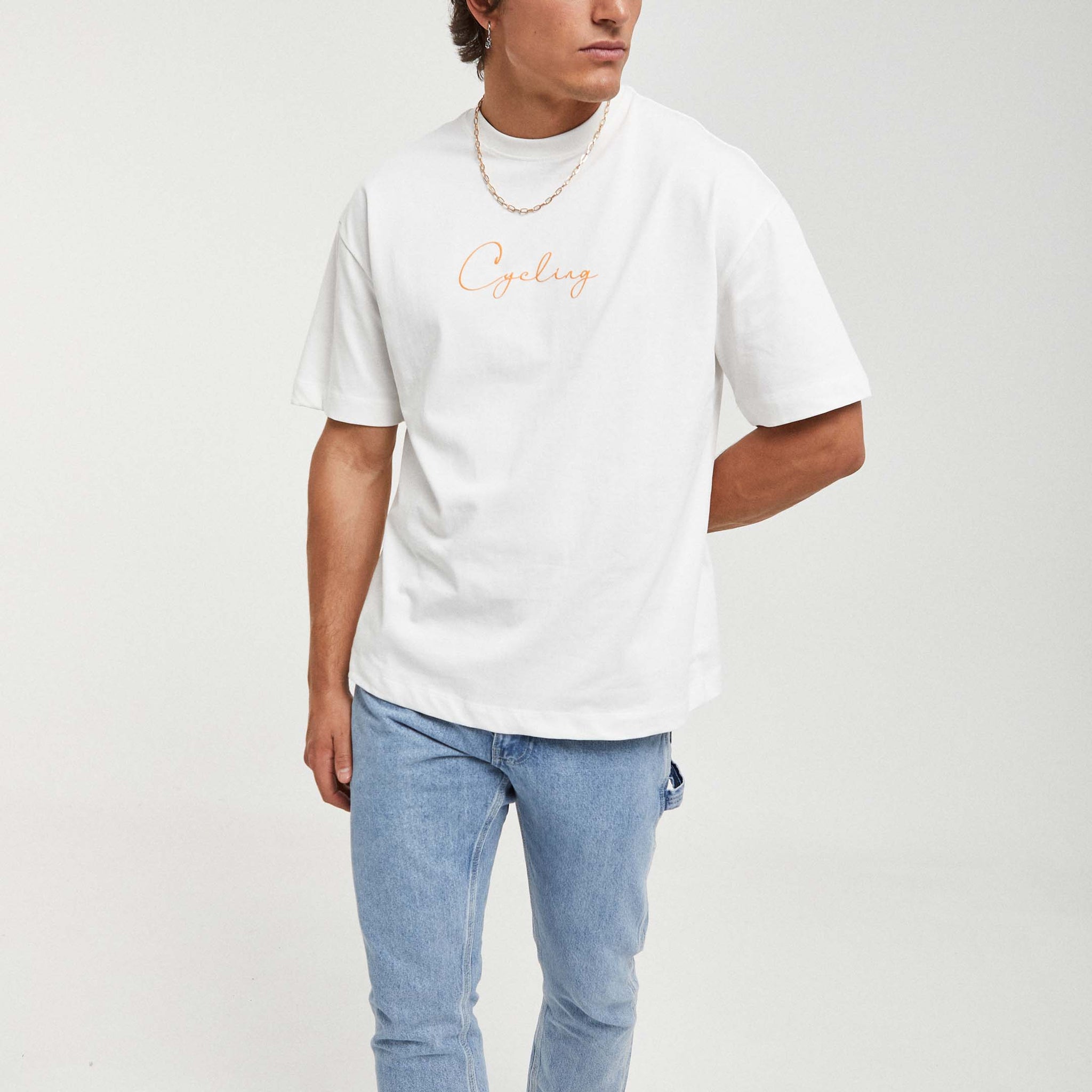 Camiseta Oversize de Algodón Unisex de cycling