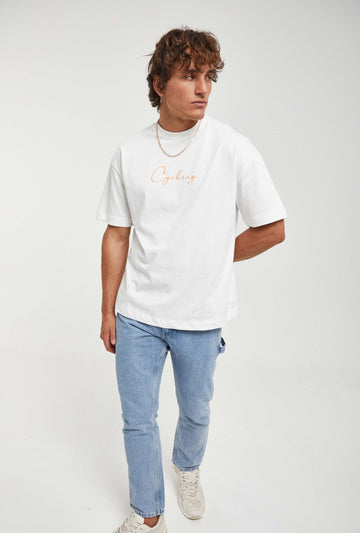Camiseta Oversize de Algodón Unisex de cycling