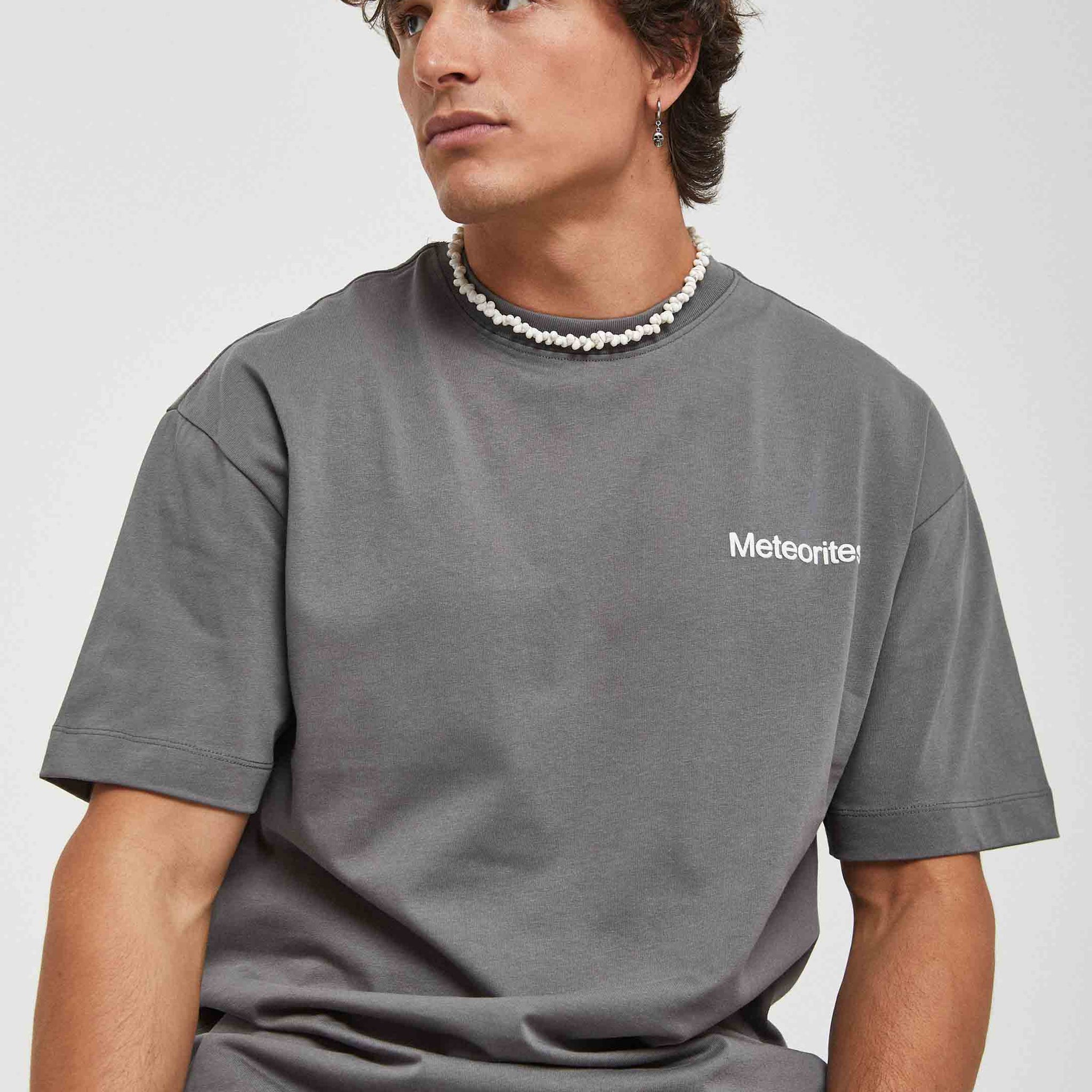 Camiseta Oversize de Algodón Unisex de meteorito