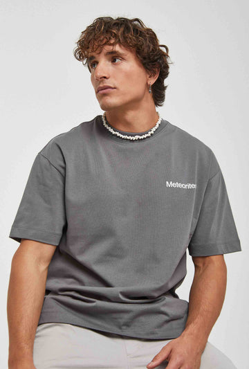 Camiseta Oversize de Algodón Unisex de meteorito