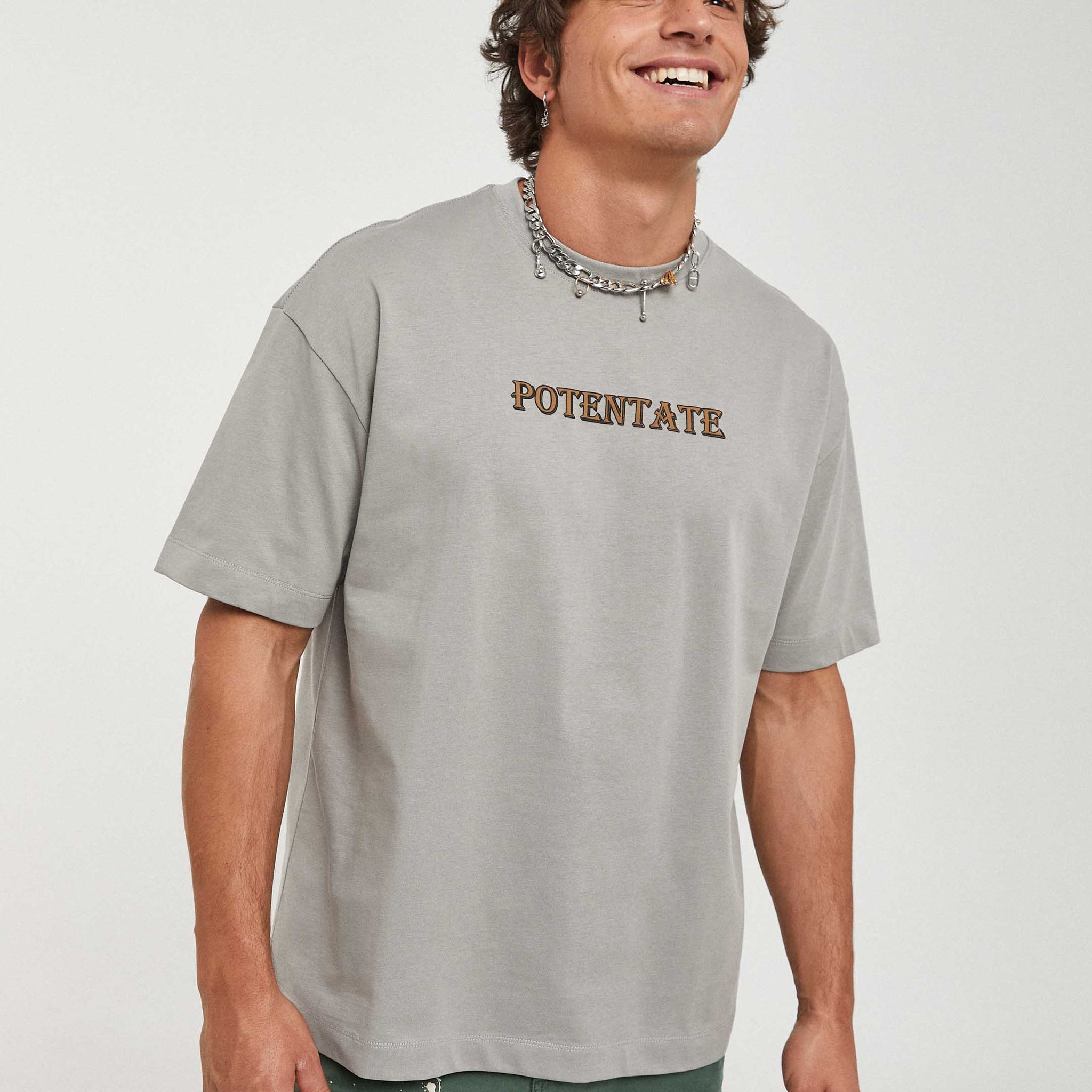 Camiseta Oversize de Algodón Unisex de pontate