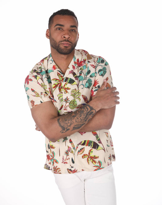 Camisa hawaiana de piñas