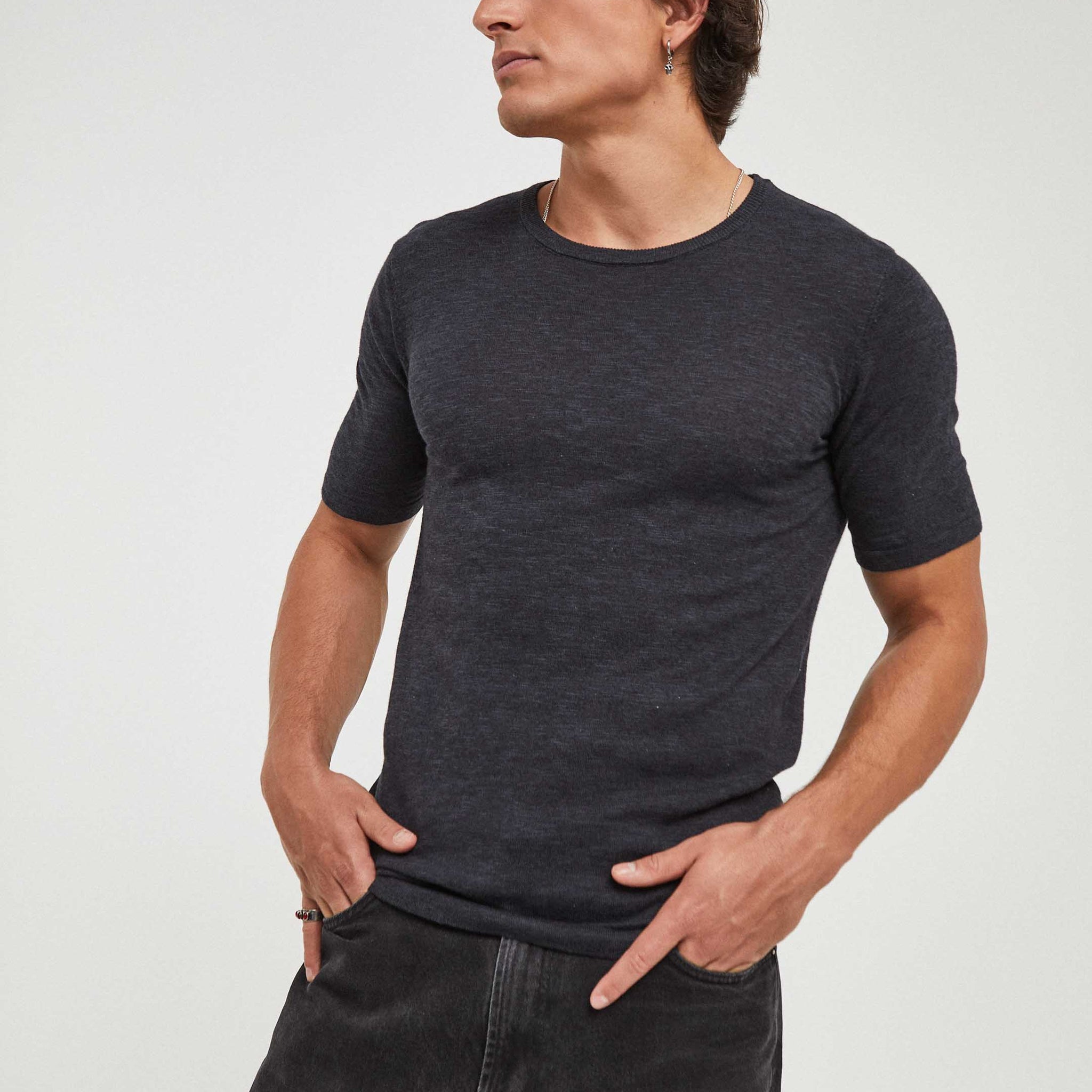 Camiseta básica de punto fino | Imperio