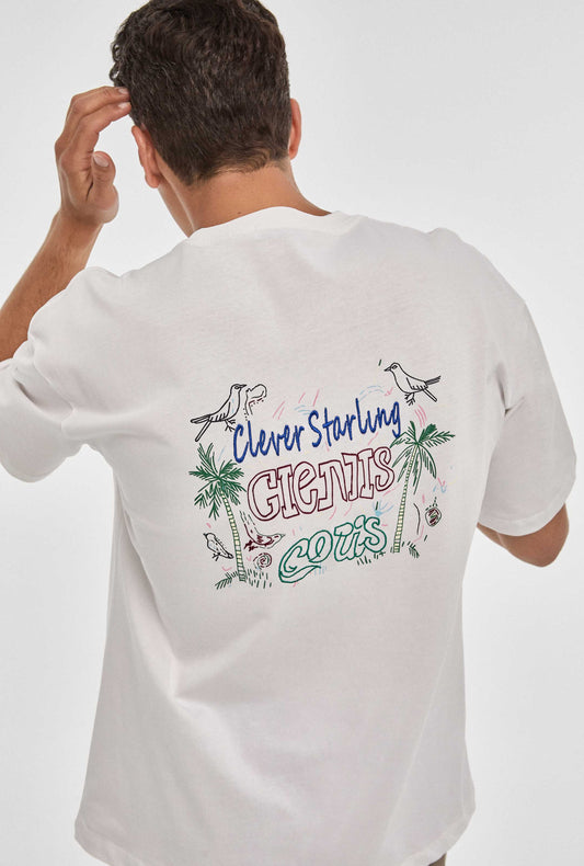 Camiseta Oversize de Algodón Unisex de loro