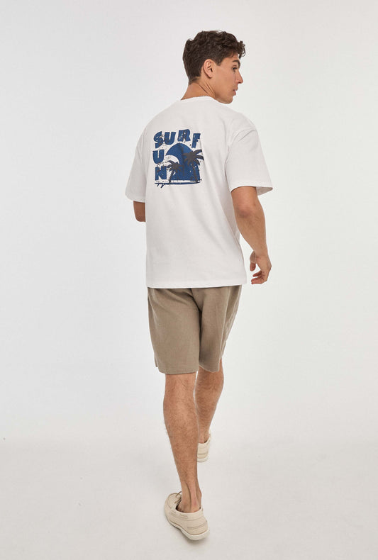 Camiseta Oversize de Algodón Unisex de sun surf
