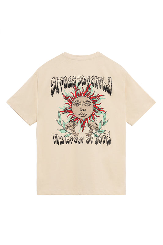 Camiseta oversize shines brighthly