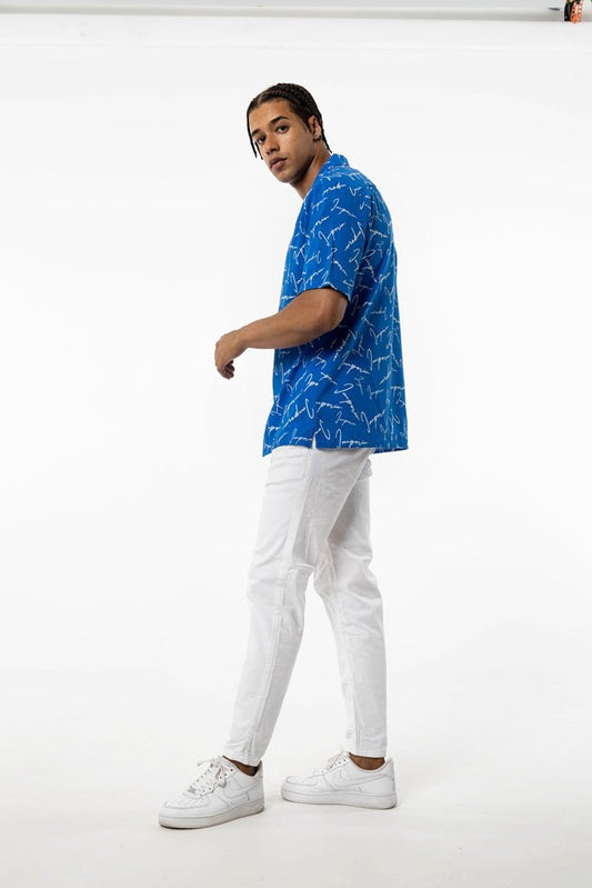 Camisa hawaiana print ImperioHawaianaAzul oscuroS