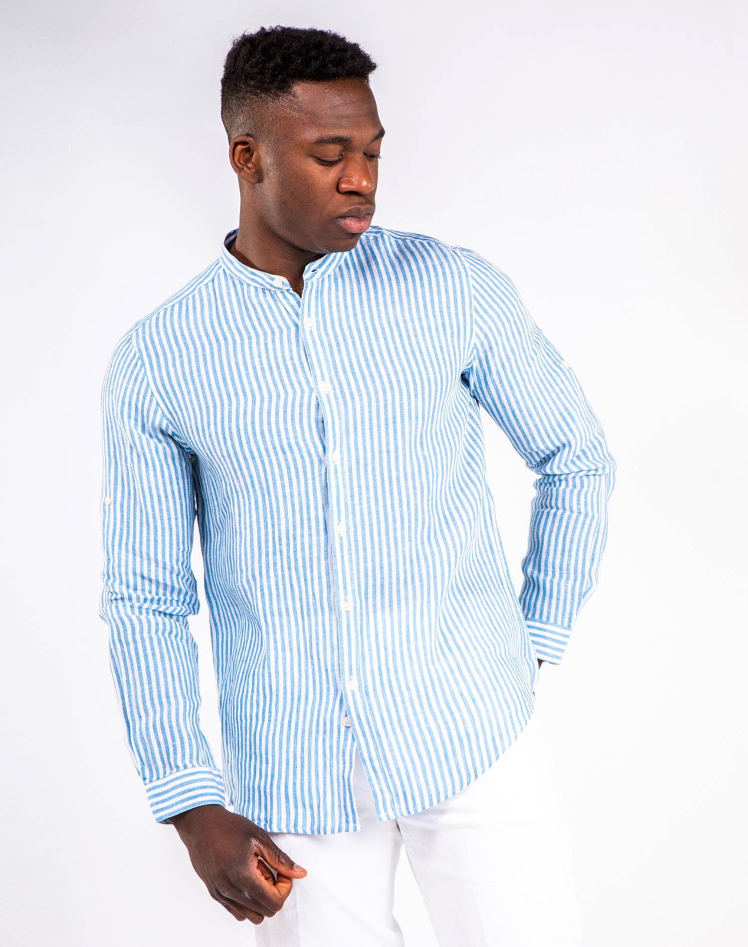 Camisa Rayas Azules Con Que Pantalon Combinar Una Camisa Azul