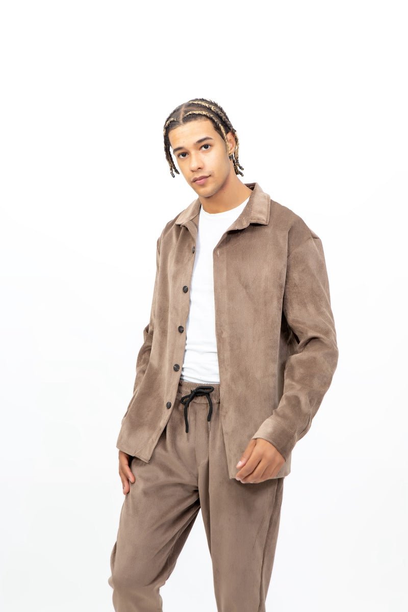Camisa sobrecamisa camel de pana finaCamisas manga largaCamelS