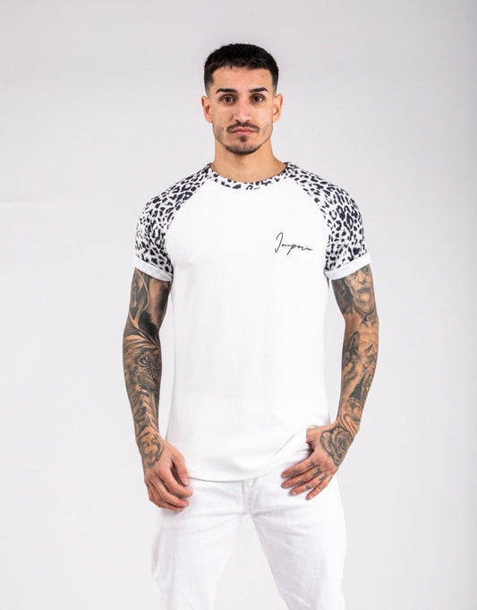 Camiseta imperio de leopardo blancoCamisetas manga cortaBlancoS