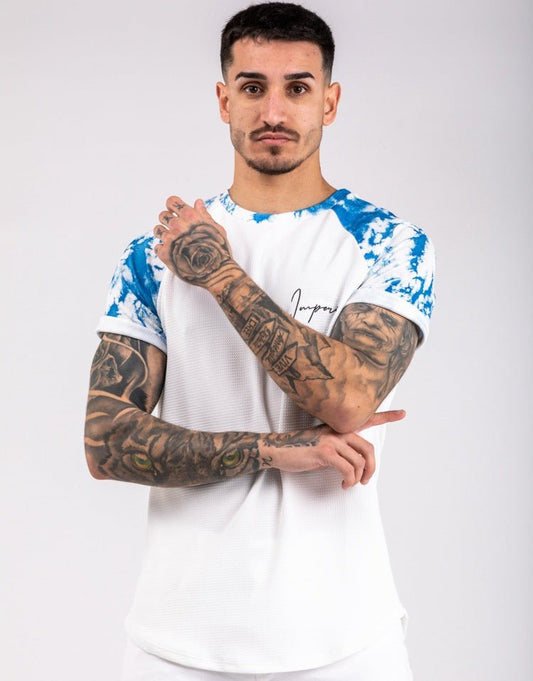 Camiseta imperio tie dye azulCamisetas manga cortaBlancoS