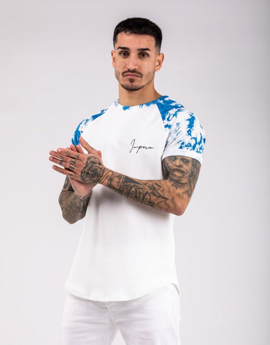 Camiseta imperio tie dye azulCamisetas manga cortaBlancoS