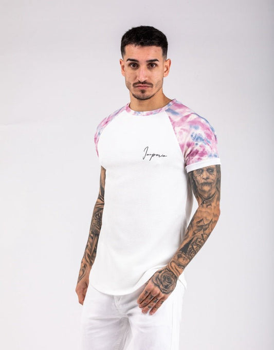 Camiseta imperio tie dye rosaCamisetas manga cortaBlancoS