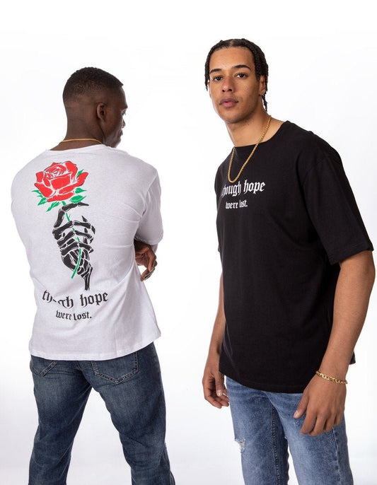 Camiseta oversize roseCamisetas manga cortaBlancoS