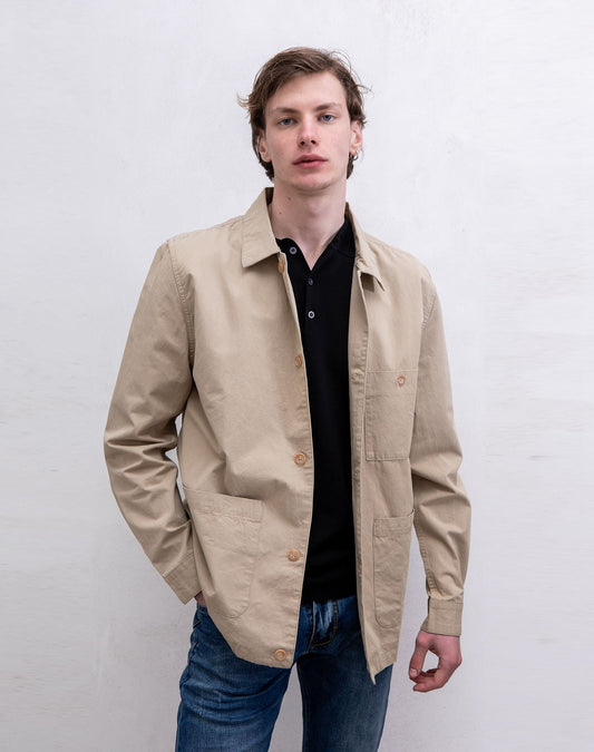 Chaqueta sahariana para hombres beisAbrigos / ChaquetasBeisM