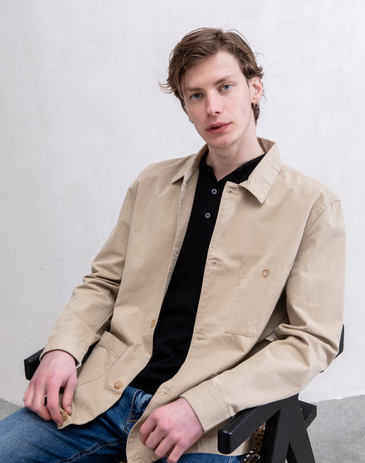 Chaqueta sahariana para hombres beisAbrigos / ChaquetasBeisM