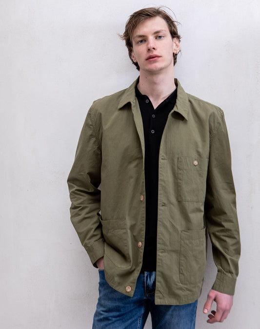 Chaqueta sahariana para hombres verdeAbrigos / ChaquetasVerdeM