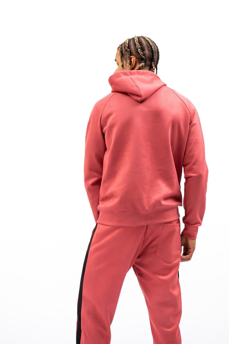 Chaqueta sudadera de ante con capucha coralSudaderasCoralS
