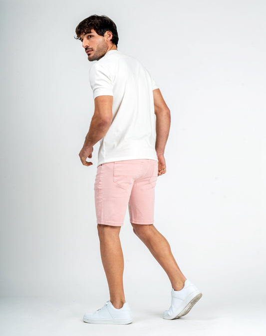 Bermuda vaquera rosa skinny fit básicaPantalones cortosRosa39