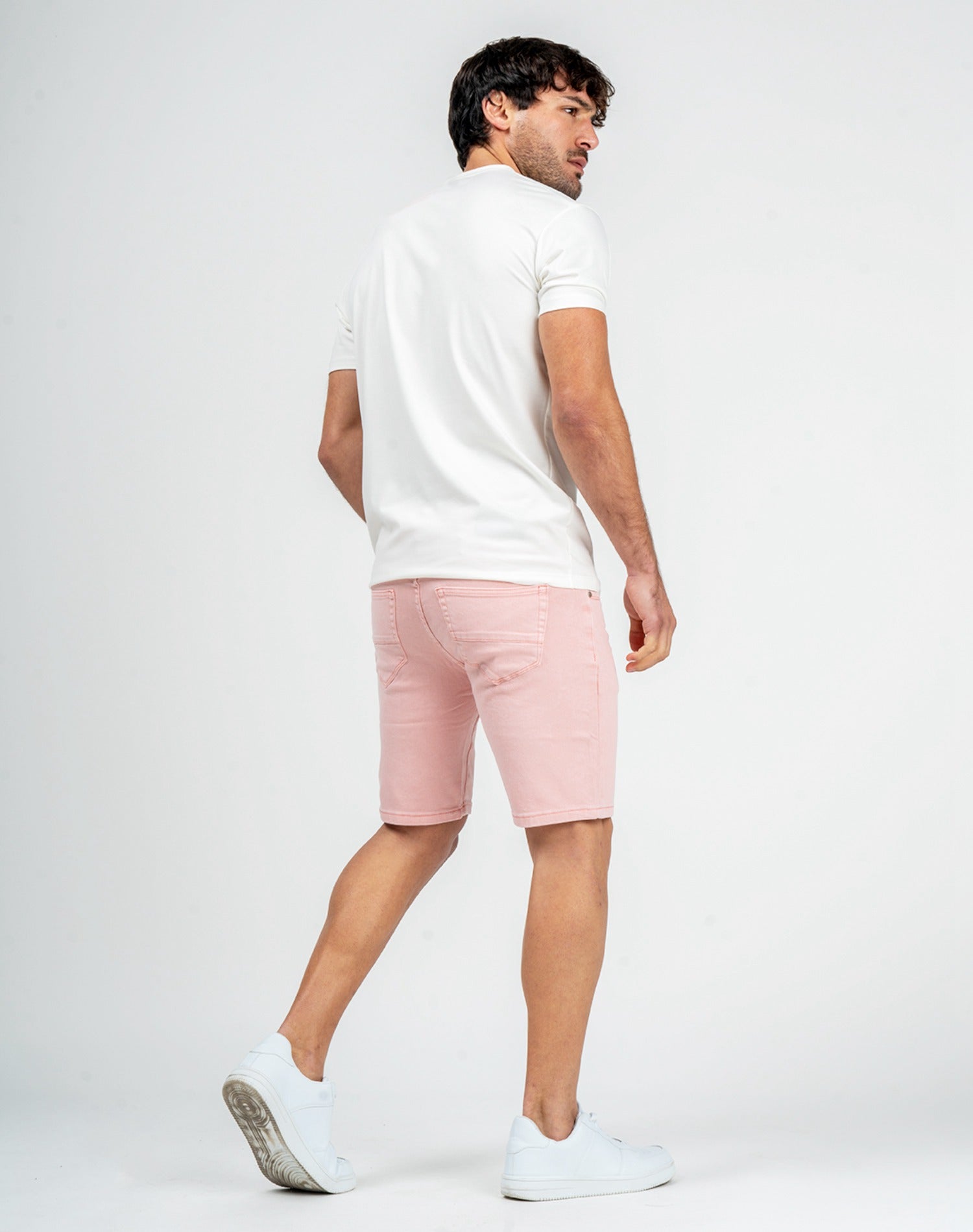 Bermuda vaquera rosa skinny fit básicaPantalones cortosRosa39