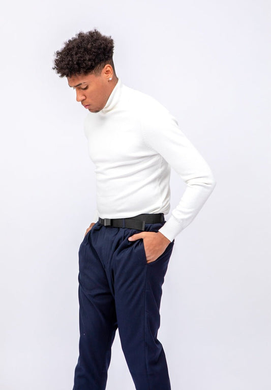 Jersey cuello alto para hombre blancoJerseisBlancoM