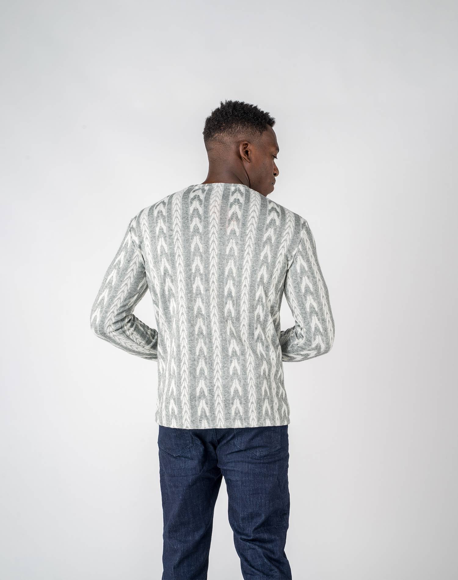 Jersey de flores trigoJerseisGrisS