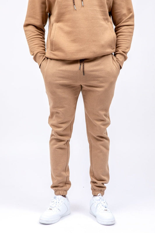 Pantalón jogger camel con pelo interiorPants-largo-joggerCamelS