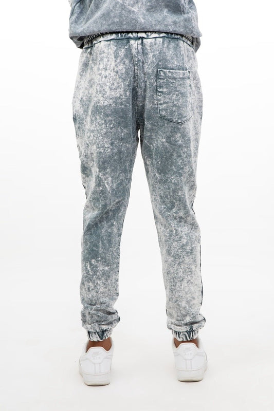 Pantalón jogger lavado piedra gris/verdePants-largo-joggerGrisS