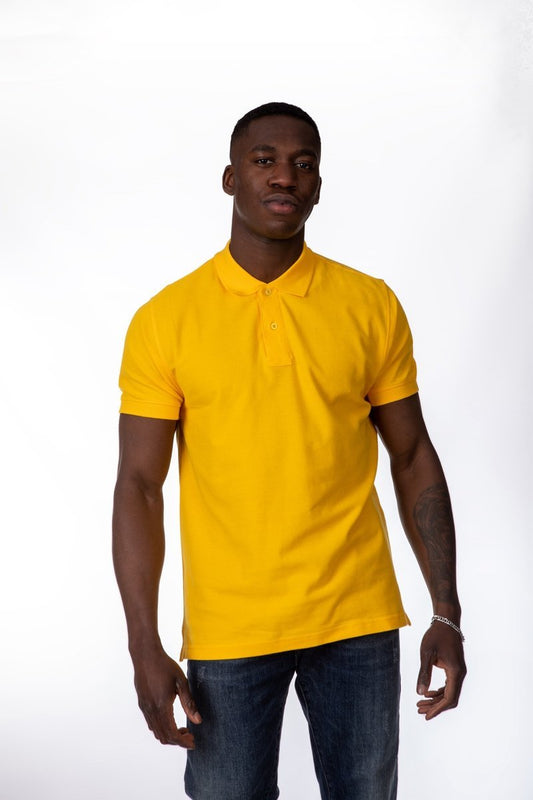 Polo liso de piqué color amarilloPolosAmarilloXS