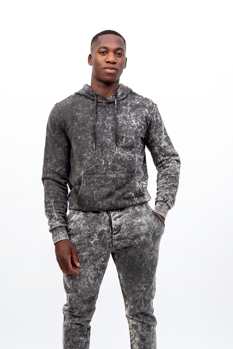 Sudadera con capucha khaki/tostado lavado piedraSudaderasKhakiS