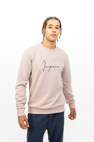 Sudadera imperio beis de rayas horizontalesSudaderasBeisS